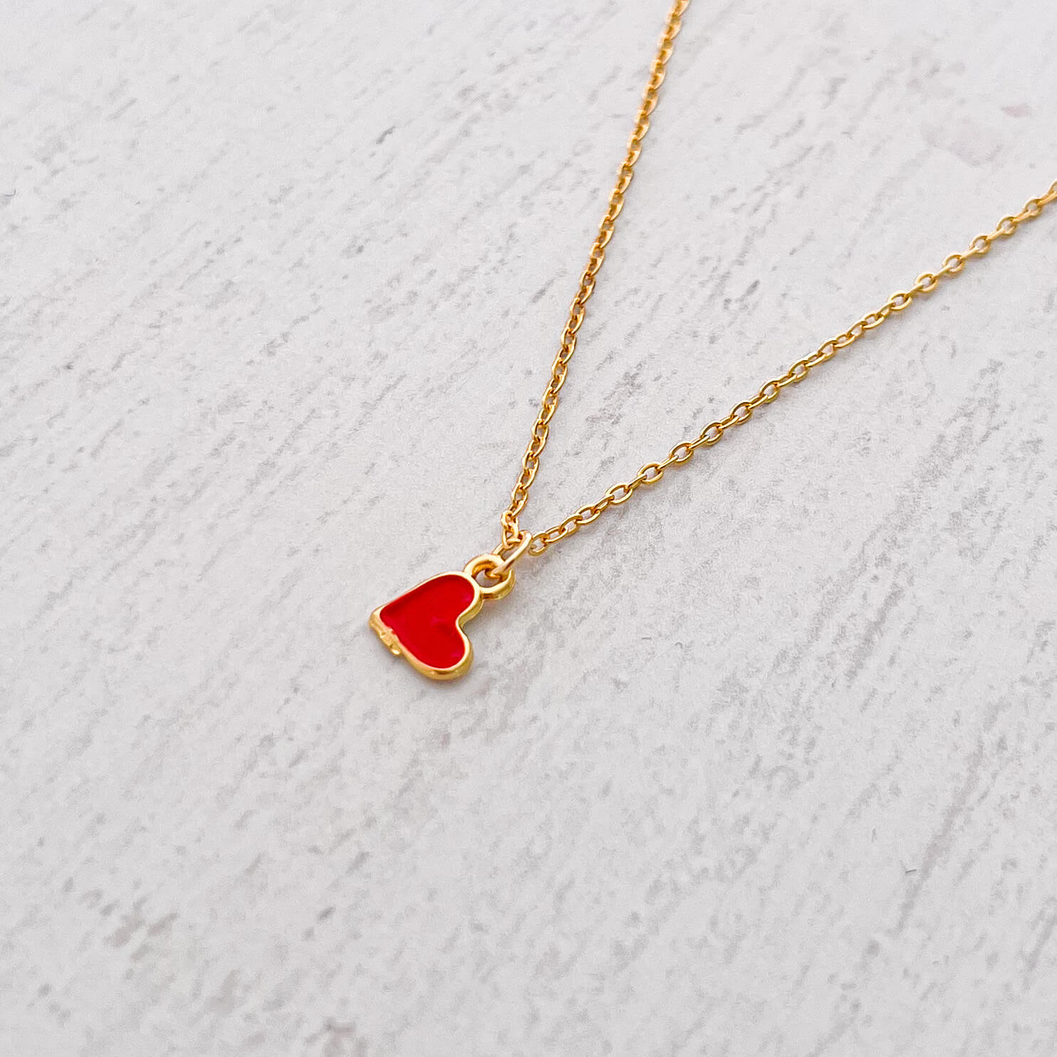 Red Heart Necklace