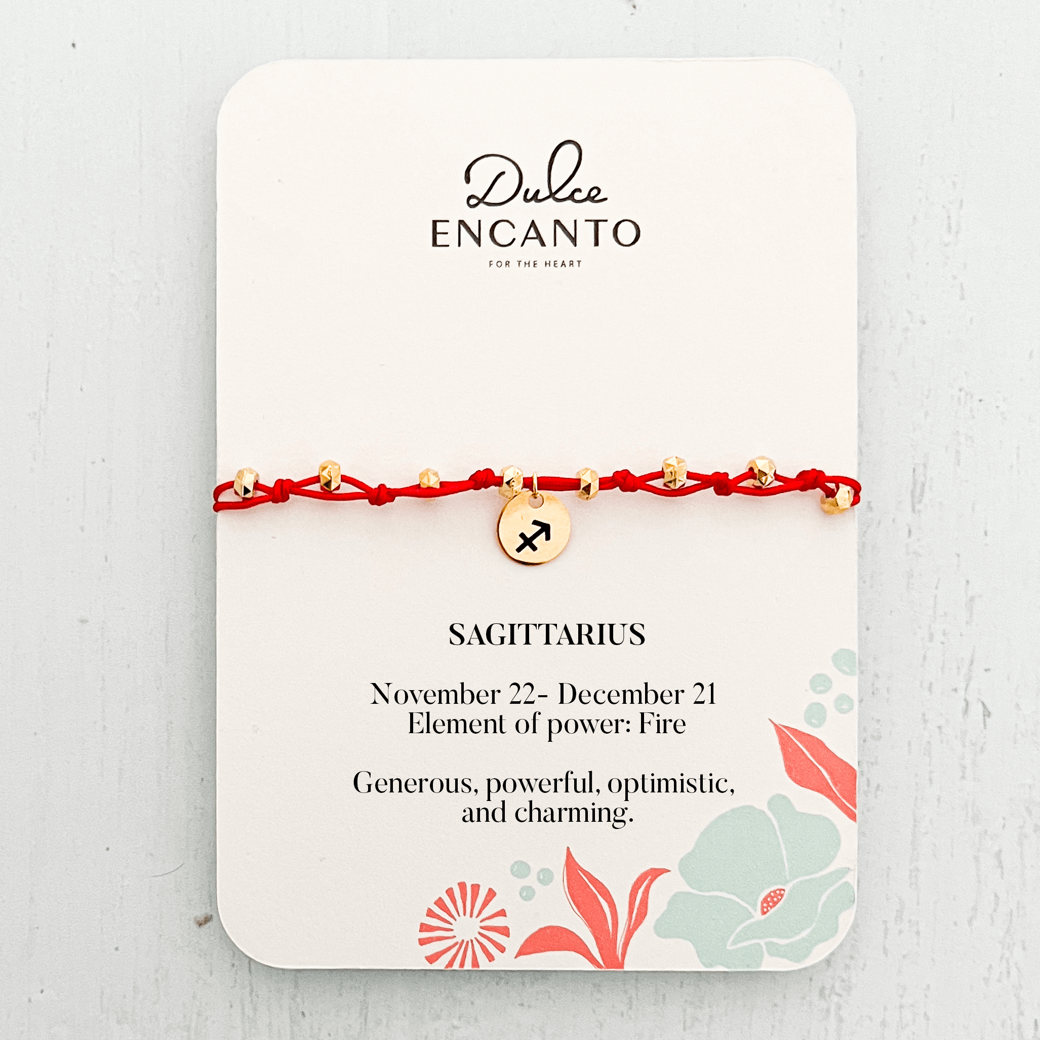 Sagittarius Zodiac Sign Bracelet