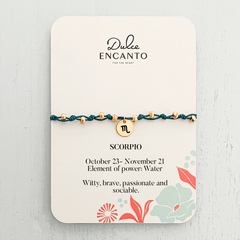 Scorpio Zodiac Sign Bracelet