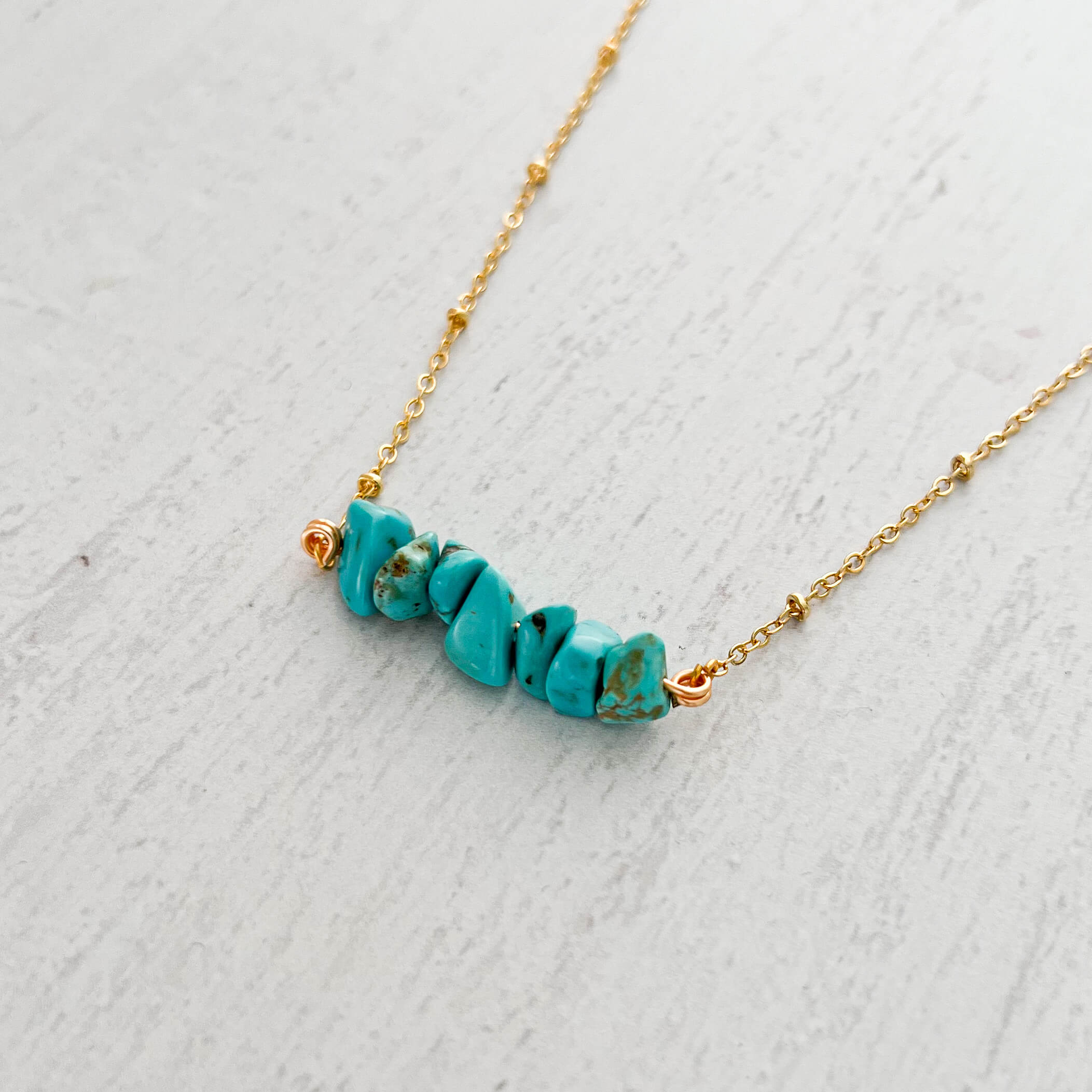 Turquoise Natural Stone Necklace