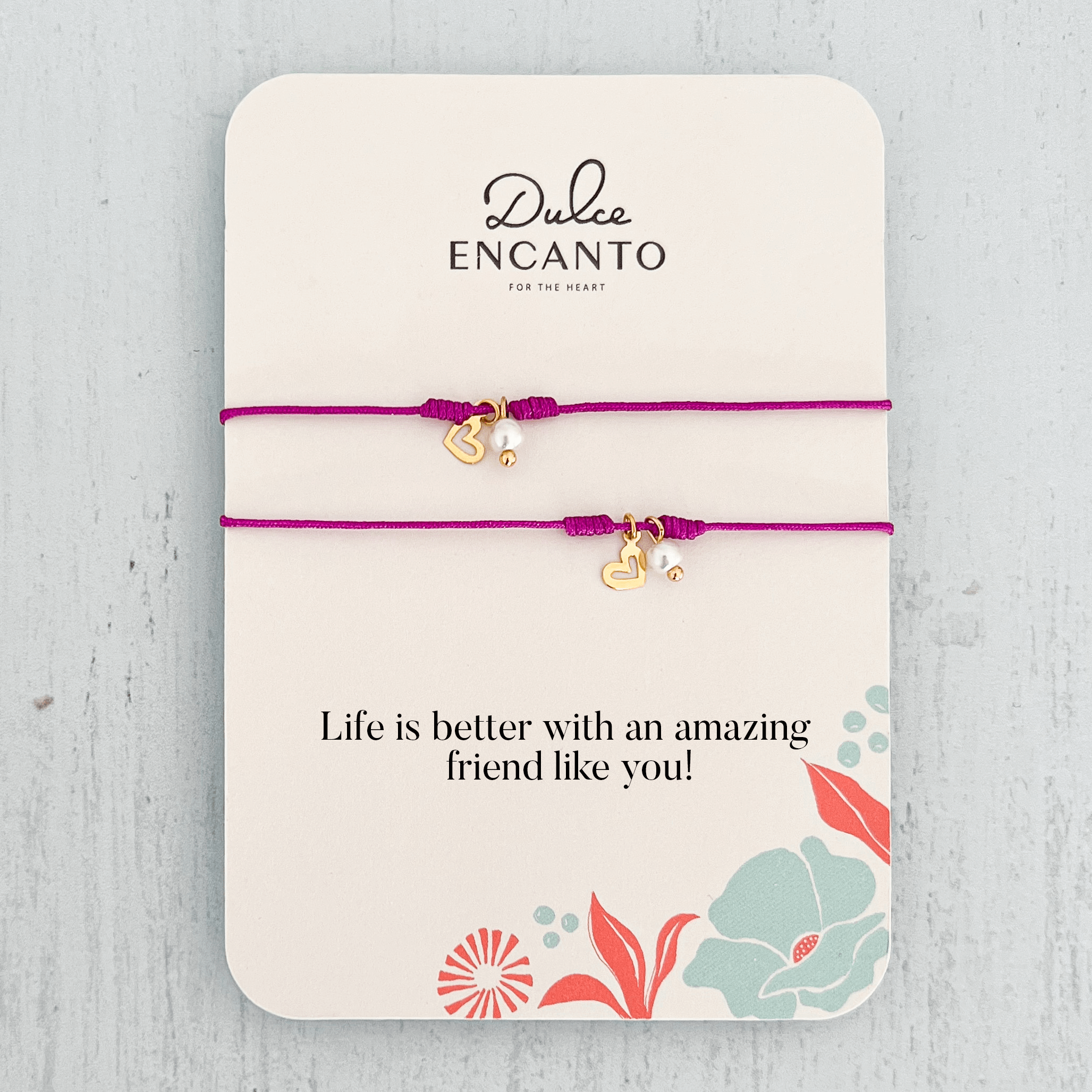 Two-Piece Friendship Bracelet Set