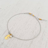 Virgin Mary Bracelet with Yarn