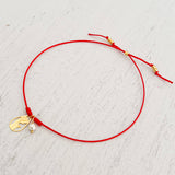 Virgin Mary Bracelet with Yarn