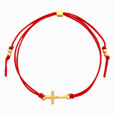 Cross Bracelet with Yarn