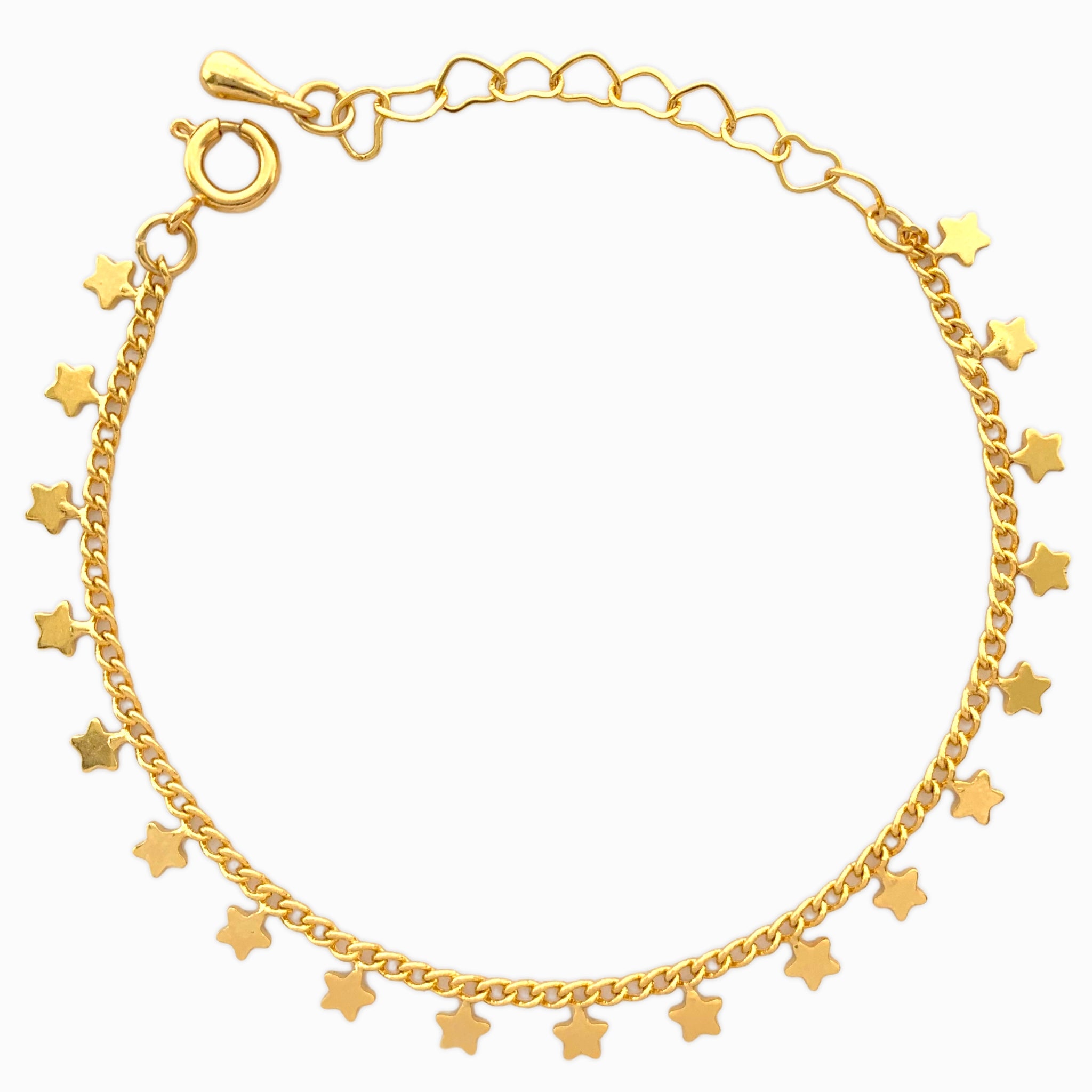 Chain Bracelet with Stars