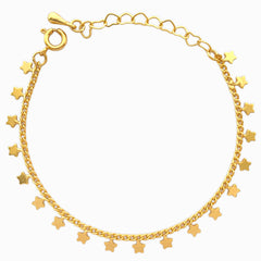 Chain Bracelet with Stars