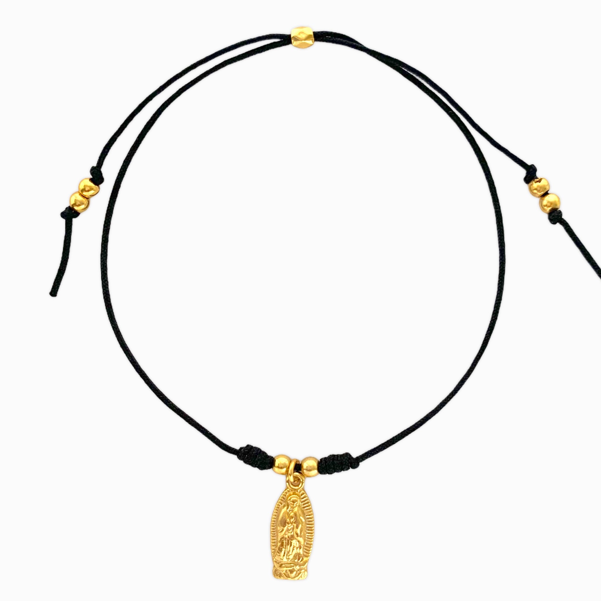 Guadalupe Virgin Bracelet with Yarn