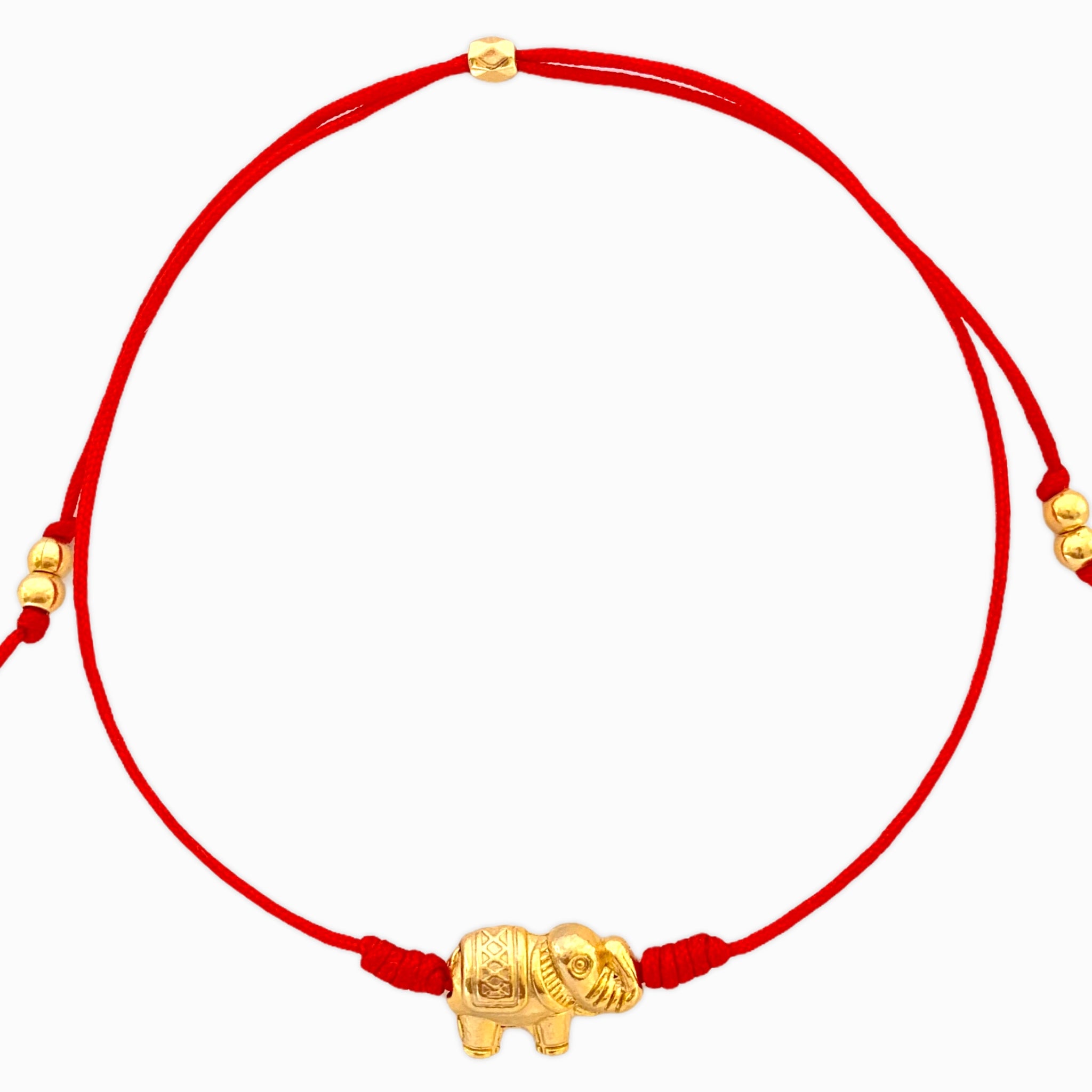Elephant Bracelet with Yarn